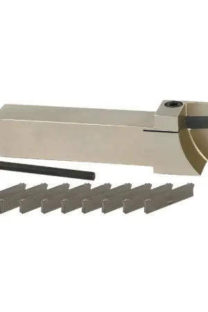 ARNO 501631 - 3/4" Grooving Tool Holder / Monoblock Set with Inserts, Left Hand Mega Sale