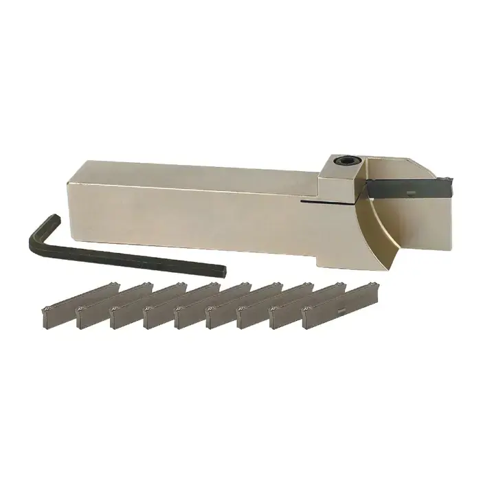 ARNO 501631 - 3/4" Grooving Tool Holder / Monoblock Set with Inserts, Left Hand Mega Sale