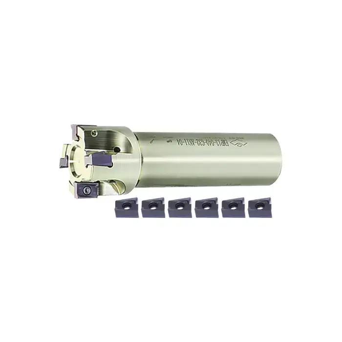 Buy Online ZCC-CT KIT2-EMP13-04-03 - 1.500" - 90 Degree Indexable End Mill Set With Inserts (Single), Right Hand