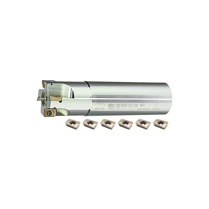 ZCC-CT KIT2-EMP01-11-01 - 1.250" - 90 Degree Indexable End Mill Set With Inserts (Single), Right Hand High Quality