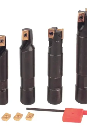 Grab Now AKUMA 07.22.00313 - Multi Piece Indexable End Mill Set with Inserts, Right Hand