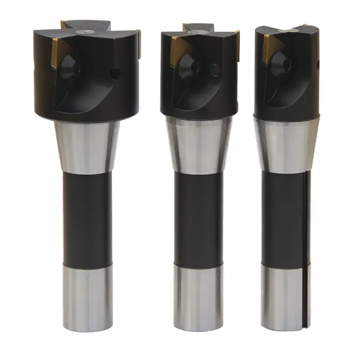 Limited Offer TERRA CARBIDE 07-0717-22 - Multi Piece Indexable End Mill Set with Inserts, Right Hand