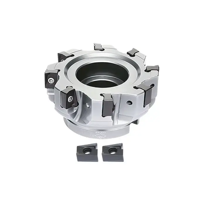 ZCC-CT KIT1-EMP13-12-03 - 4.000" - 90 Degree Square Shouldering Indexable Face Mill Set with Inserts, Right Hand Next Day Delivery
