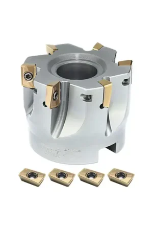 ZCC-CT KIT1-EMP02-04-01 - 4.000" - 90 Degree Square Shouldering Indexable Face Mill Set with Inserts, Right Hand In Demand
