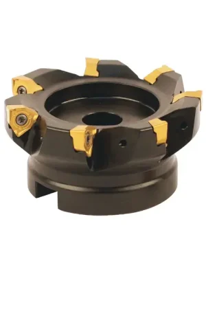 AKUMA 09.06.00751 - 4.000" - 90 Degree Square Shouldering Indexable Face Mill Set with Inserts, Right Hand Save Now