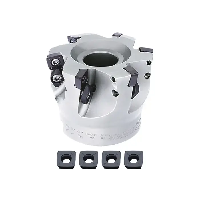 Top Rated ZCC-CT KIT1-XMR01-09-03 - 2.500" - High Feed Indexable Face Mill Set with Inserts, Right Hand