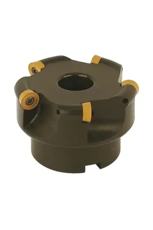 AKUMA 09.14.00851 - - Round Insert Indexable Face Mill Set with Inserts, Right Hand Top Pick