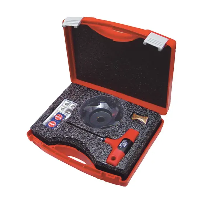Limited Time MIL-TEC KT-PS312-4 - 4.000" - Multi Insert Indexable Face Mill Set with Inserts, Right Hand