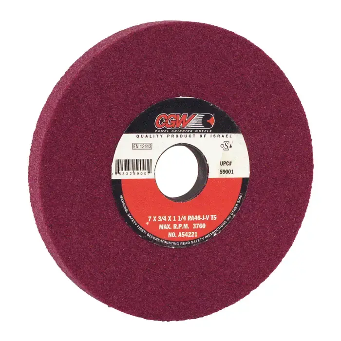 Instant Buy CGW ABRASIVES 59011 8" Diameter Surface Grinding Wheel - 1-1/4" Hole Size, J Wheel Hardness