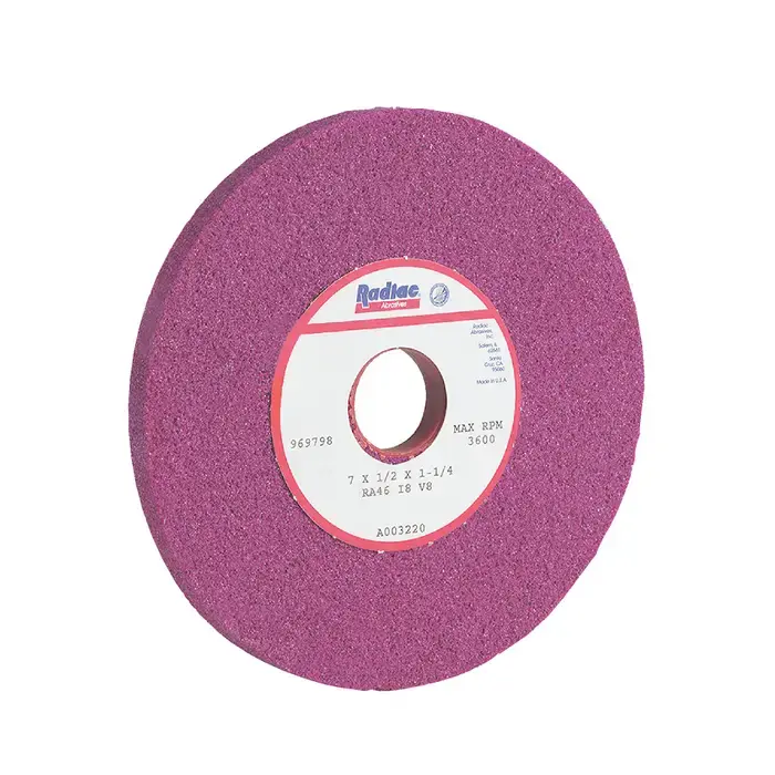 RADIAC 34078052 7" Diameter Surface Grinding Wheel - 1-1/4" Hole Size, J Wheel Hardness Certified
