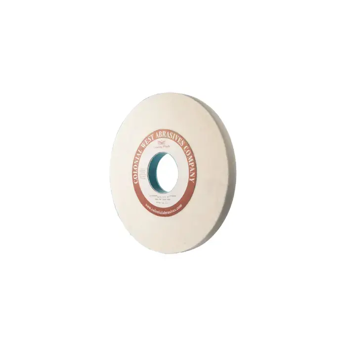 COLONIAL WEST TD07003 7" Diameter Surface Grinding Wheel - 1-1/4" Hole Size, J Wheel Hardness Crafted