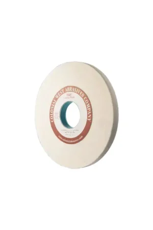 Sale COLONIAL WEST T12517 12" Diameter Surface Grinding Wheel - 5" Hole Size, J Wheel Hardness