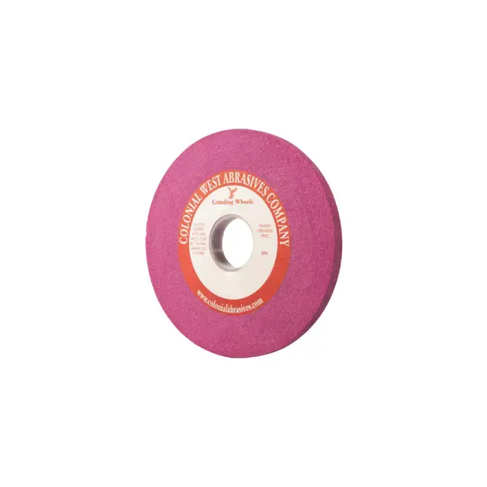 Same Day Shipping COLONIAL WEST T08558 8" Diameter Surface Grinding Wheel - 1-1/4" Hole Size, J Wheel Hardness