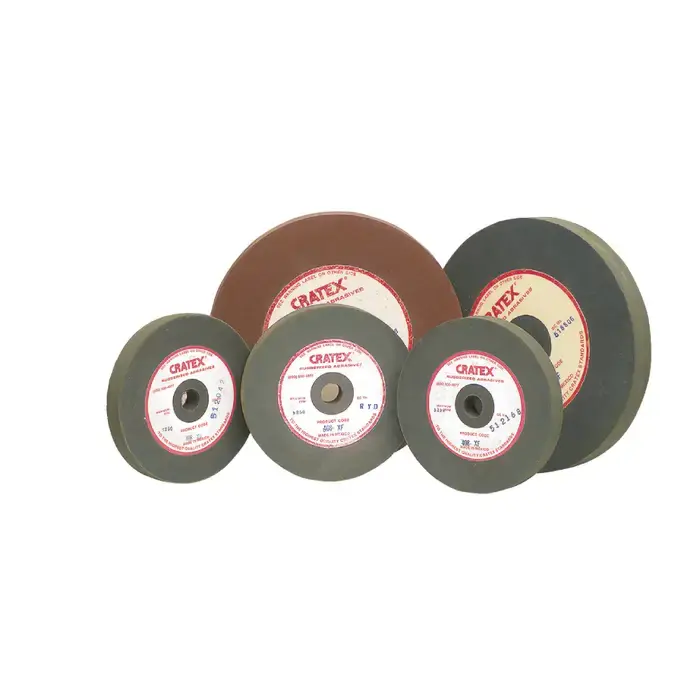 Latest CRATEX 158M 1-1/2" Wheel Diameter, 1/4" Arbor Hole Size Rubberized Abrasive