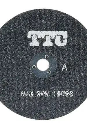 TTC 53-551-004 Aluminum Oxide Abrasive Material, 10" Wheel Diameter, 1" Hole Thread Size Bonded Cut-Off Wheel Professional Grade