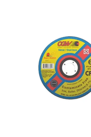 Top Pick CGW ABRASIVES 35515 4-1/2" Diameter White Aluminum Oxide Bonded Cut-Off Wheel - 7/8" Hole Size, 0.045" Wheel Thickness