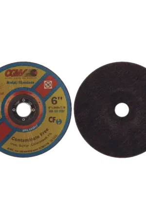 Buy Direct CGW ABRASIVES 45003 4-1/2" Diameter White Aluminum Oxide Bonded Cut-Off Wheel - 7/8" Hole Size, 0.045" Wheel Thickness