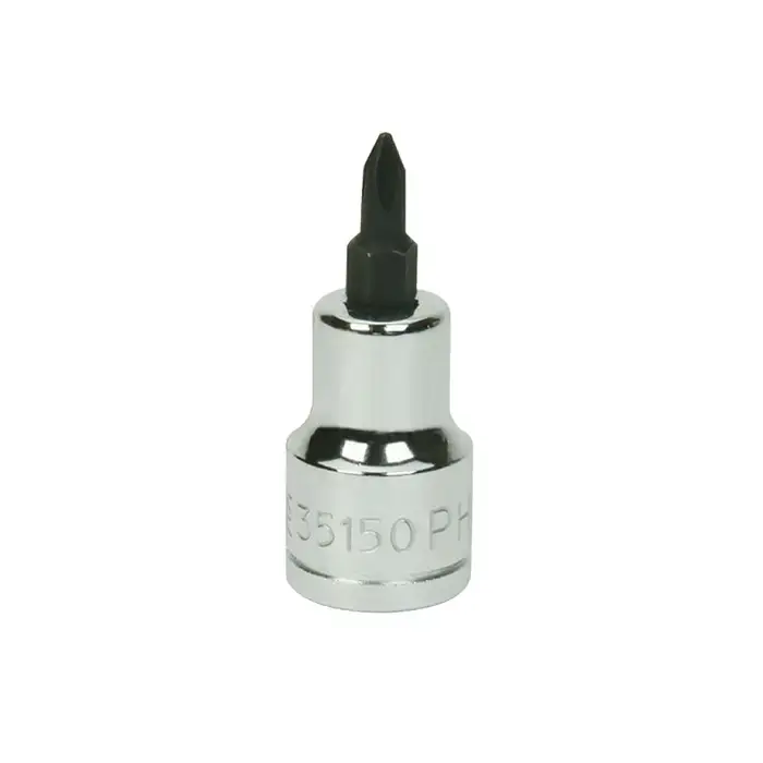 Limited Offer WILLIAMS 35152 3/8" Drive Size, 3 Phillips Size, 1-27/32" Overall Length Phillips Bit Socket