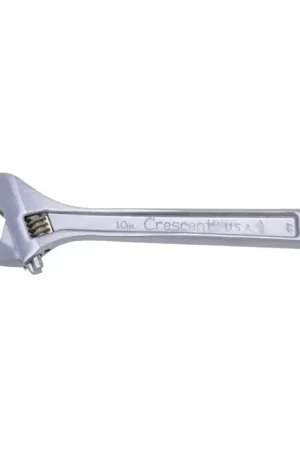 CRESCENT AC210VS Chrome Adjustable Wrench Type, 10" Size, 1-5/16" Maximum Opening Adjustable Wrench Seasonal Sale