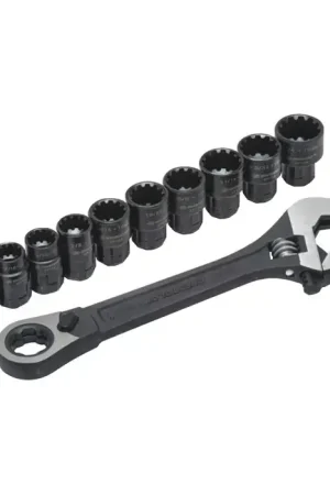 Final Sale CRESCENT CPTAW8 Black Oxide Finish Adjustable Wrench Set Type, 8" Size, 1-1/8" Maximum Opening Adjustable Wrench