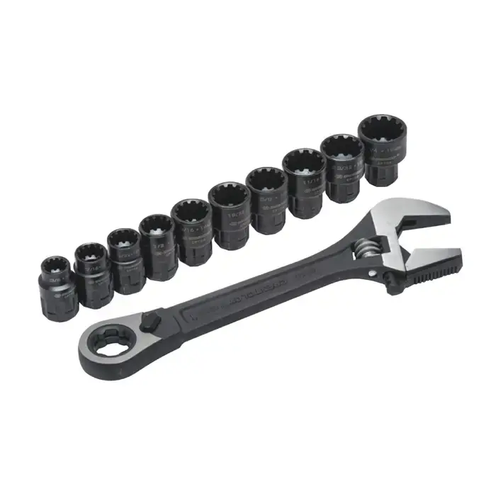 Final Sale CRESCENT CPTAW8 Black Oxide Finish Adjustable Wrench Set Type, 8" Size, 1-1/8" Maximum Opening Adjustable Wrench