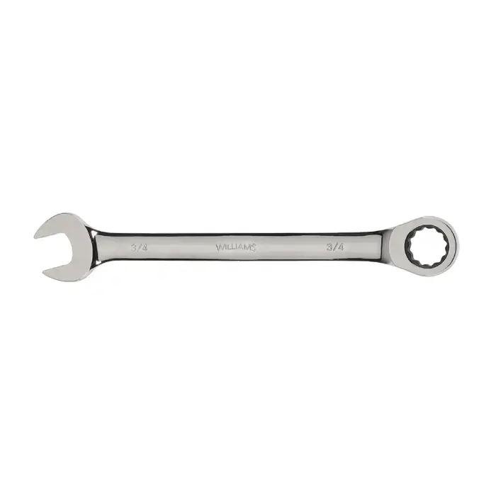 WILLIAMS 1216RC 1/2" Size, 12 No. of Points, 7" Overall Length Rathcheting Combination Wrench Best Choice
