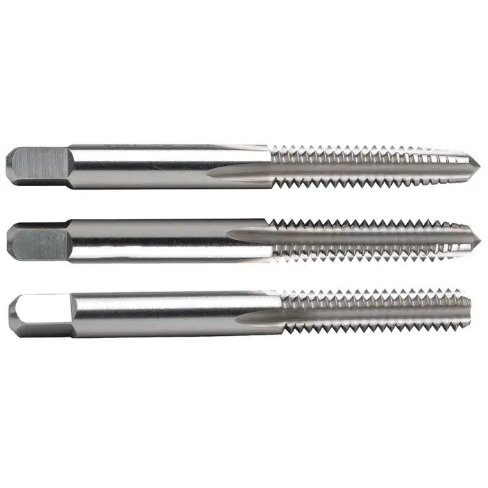 TTC 14-501-032 10-32 Size, Taper Chamfer, 4 Flute, Bright High Speed Steel, Left Hand Cut Straight Flute Hand Tap Latest