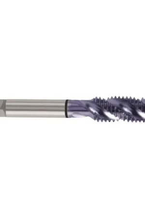 Best Price YG1 1/4"-28 Size, H4 Thread Limit, Modified/Semi Bottoming Chamfer, 3 Flute, TiCN High Speed Steel EX, Right Hand Cut Spiral Fluted Tap