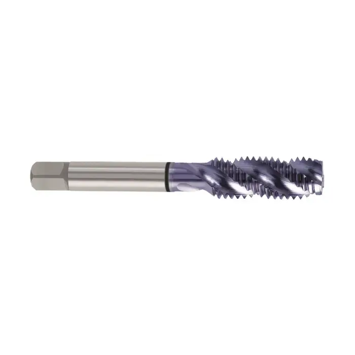 YG1 7/8"-14 Size, H6 Thread Limit, Modified/Semi Bottoming Chamfer, 4 Flute, TiCN High Speed Steel EX, Right Hand Cut Spiral Fluted Tap Save Now