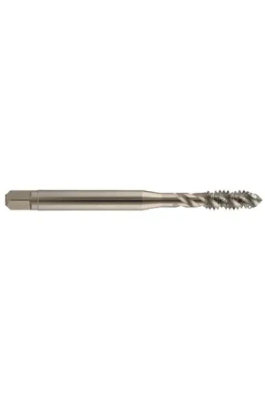 YMW M10-1.5 Size, D6 Thread Limit, Modified/Semi Bottoming Chamfer, 4 Flute, Bright Vanadium High Speed Steel, Right Hand Cut Spiral Fluted Tap Fan Favorite