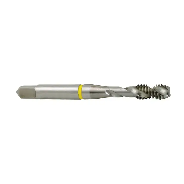 T&O 12-678-226 5/16"-18 Size, H3 Thread Limit, Modified/Semi Bottoming Chamfer, 2 Flute, Bright Vanadium High Speed Steel, Right Hand Cut Spiral Fluted Tap Crafted