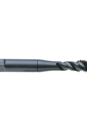 Best Seller NACHI 88185 7/8"-14 Size, H3 Thread Limit, Modified/Semi Bottoming Chamfer, 4 Flute, Black Oxide Vanadium High Speed Steel, Right Hand Cut Spiral Fluted Tap