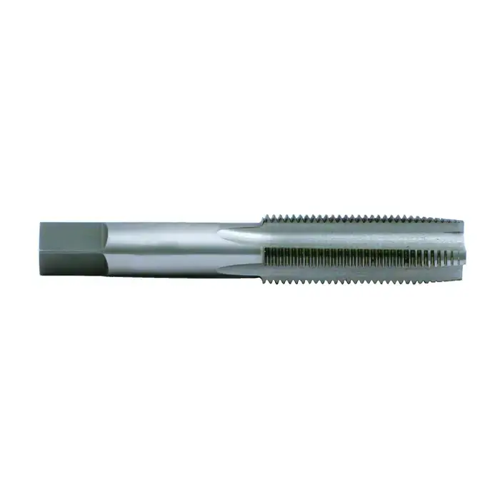 Crafted TTC 18-010-022 2.2mm-.45mm Size, Taper Chamfer, Multiple Flute, Bright High Speed Steel, Right Hand Cut Straight Flute Hand Tap