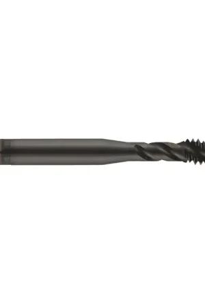 Bargain YMW 374925 M10-1.5 Size, D6 Thread Limit, Modified/Semi Bottoming Chamfer, 3 Flute, Black Oxide Vanadium High Speed Steel, Right Hand Cut Spiral Fluted Tap