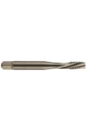 YMW 387707 M8-1 Size, D5 Thread Limit, Modified/Semi Bottoming Chamfer, 3 Flute, Nitride Surface Toughening Treatment Powdered Metal High Speed Steel, Right Hand Cut Spiral Fluted Tap Discount