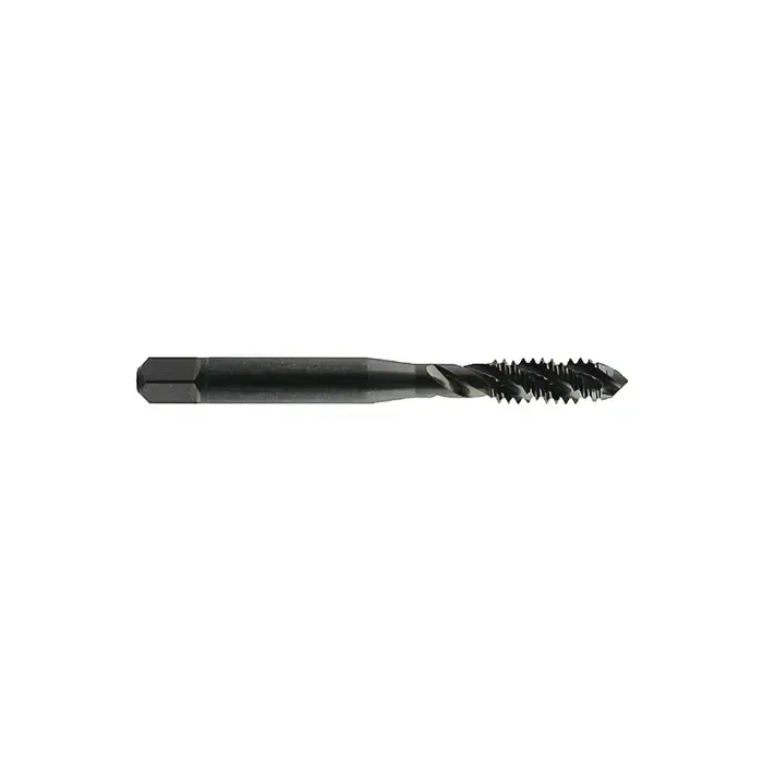 Clearance YMW 5/16"-18 Size, Class 2B Fit Thread Limit, Modified/Semi Bottoming Chamfer, 3 Flute, Black Oxide Vanadium High Speed Steel, Right Hand Cut Spiral Fluted Tap