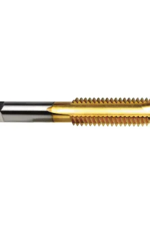 REGAL 008443AS25 3/8"-16 Size, H3 Thread Limit, Plug Chamfer, 3 Flute, TiN High Speed Steel, Right Hand Cut Spiral Pointed Tap Limited Offer