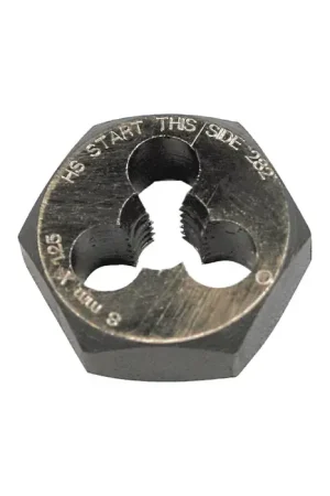 Weekend Sale VIKING 10-24 ANSI Thread Type Hi-Molybdenum Tool Steel Hexagon Die