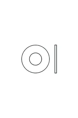 TTC BBA12 USS Thread Standard, 3/4" Bolt Dia., 2" O.D., Flat Washer Flat Washer Shop Now