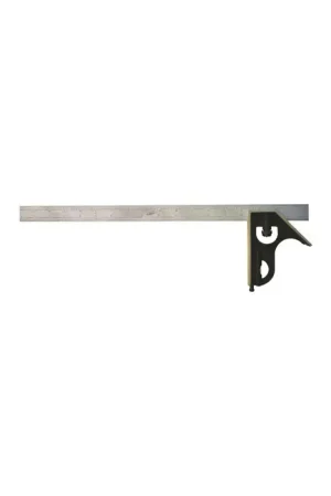 Brand New IGAGING 34-218-2 2 Piece, 18" Blade Non-Reversible Head Type Combination Square Set