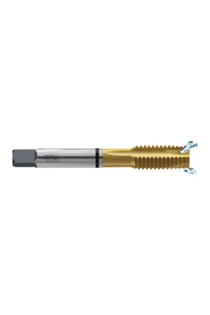 Certified YG1 1/4"-20 2FL H5 Plug EX TiN Spiral Pointed Combo Tap TB405N