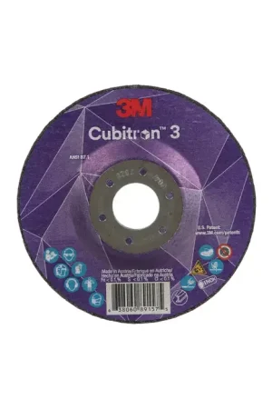 3M 90024 9" Diameter Precision Shaped Ceramic Grain Bonded Deburring Cut-Off Wheel - 5/8-11" Hole Size, 5/32" Wheel Thickness, Type 27 Sale