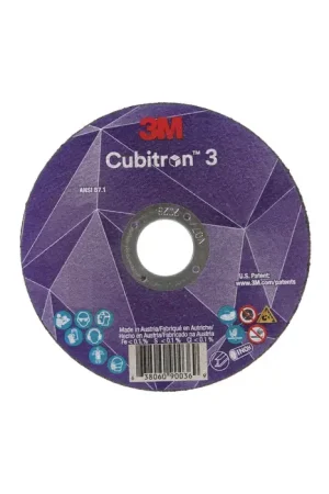 3M 7100313190 6" Diameter Precision Shaped Ceramic Grain Bonded Cut-Off Wheel - 7/8" Hole Size, 0.045" Wheel Thickness Seasonal Sale