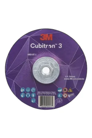 Top Pick 3M 7100312963 7" Diameter Precision Shaped Ceramic Grain Bonded Cut-Off Wheel - 5/8"-11 Hole Size, 0.090" Wheel Thickness