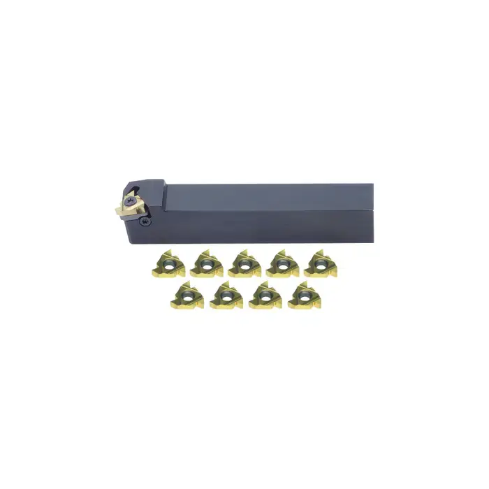 CARMEX SER-0625-H16 MXC - Multi-Piece Lay Down Threading Set with Inserts, 5/8" Shank, Right Hand Clearance