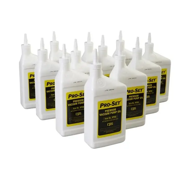 CPS Products VPOQ12 Premium Vacuum Pump Oil 12 PK of 1 Quart Bottles Authentic