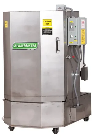 Certified FOUNTAIN INDUSTRIES SprayMaster SM9600SS-231 Stainless Spray Cabinet PN 65054-01