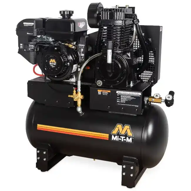 Mi-T-M AM2-SM09-30ME - 30-Gallon Two Stage Gasoline Air Compressor Buy Today