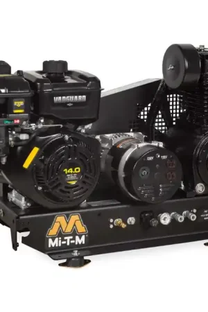 Budget Mi-T-M AG2-SV14-B - Base-Mount Two Stage Gasoline Combination Air Compressor / Generator