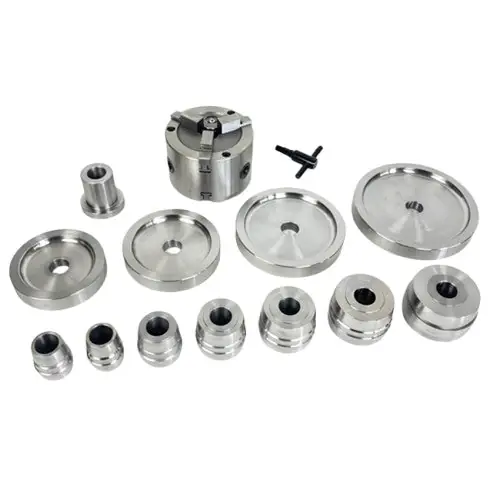 Quick-Chuck 900006E - Brake Lathe Double Chuck E-Kit with Adapter Set New Arrival